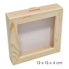SCATOLA CORNICE SALVADANAIO apribile 13x13x4cm