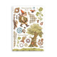 Stamperia Hidden Grove A5 Washi Pad 8pz