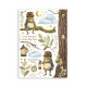 Stamperia Hidden Grove A5 Washi Pad 8pz