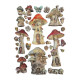 Stamperia Hidden Grove A5 Silicon Mold Mushroom House