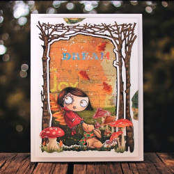 Aall&Create Cutting Dies Furry Forest 95