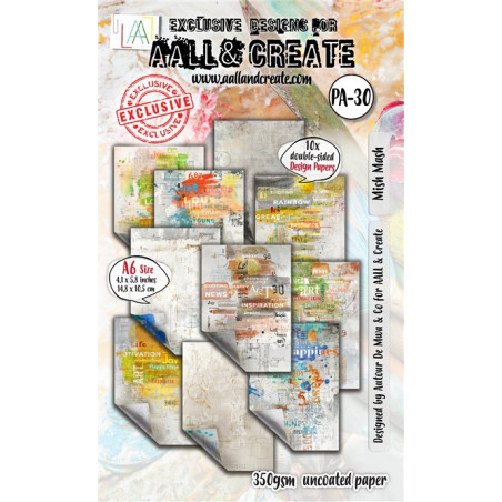 Aall & Create Mish Mash Paper Pad 30 A6