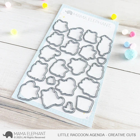 Mama Elephant Little Raccoon Agenda CREATIVE CUTS
