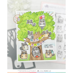 Mama Elephant Little Raccoon Agenda CREATIVE CUTS