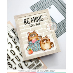 Mama Elephant PERSONAL LETTERS Clear Stamp