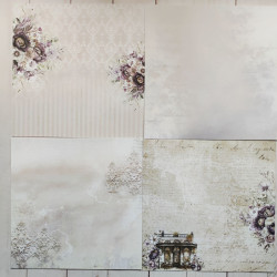 Alchemy of Art In Purple Colors Paper Collection Set 30x30cm 6fg