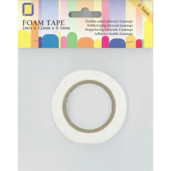 Nastro biadesivo spessorato 2mx12mmx0,5mm