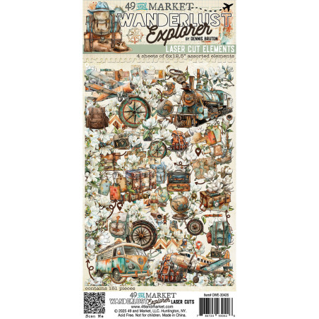 49 and Market Wanderlust Explorer Laser Cuts 151pz