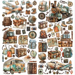 49 and Market Wanderlust Explorer Laser Cuts 151pz