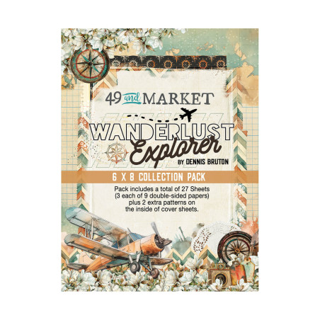 49 and Market Wanderlust Explorer Collection Pack 15x20cm