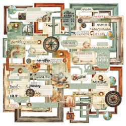 49 and Market Wanderlust Explorer Die-Cut Elements 87pz