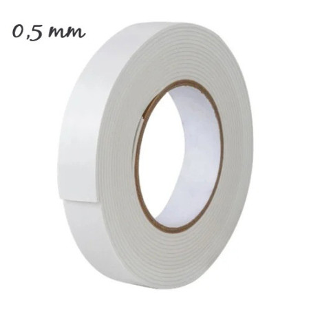 Nastro biadesivo spessorato 2mx12mmx0,5mm