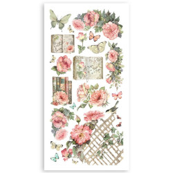 Stamperia House of Roses Paper Cut-outs 4fogli