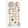 Stamperia House of Roses Paper Cut-outs 4fogli
