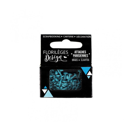 60 MINI BRADS Acqua Marina 4mm