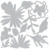2D Texture Fades w/ Thinlits Die by Tim Holtz Vault Side-Order Floristry (1+11pcs)