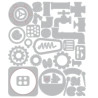 Thinlits Die Set 37pz - Vault Industrial by Tim Holtz 666874