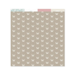 Lora Bailora EDELWEISS PAPER PAD SINGLE-FACE 30x30 24fg