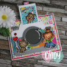C.C. Design Birthday Critters Clear Stamp