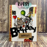 C.C. Design Birthday Critters Clear Stamp