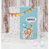 C.C. Design Birthday Critters Clear Stamp