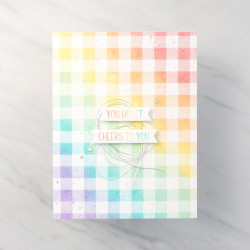 Spellbinders Buffalo Plaid Press Plate