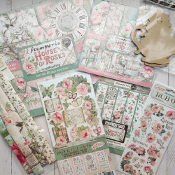 Stamperia House of Roses Paper Cut-outs 4fogli