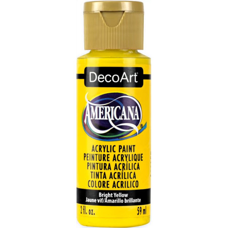 Colore acrilico DecoArt Americana Bright Yellow