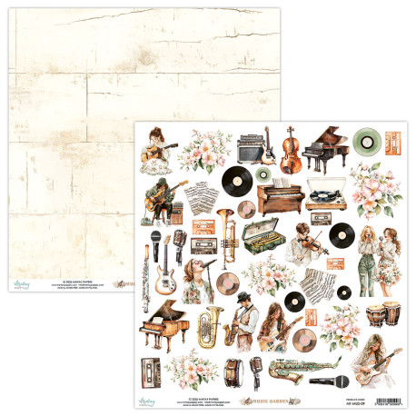 Mintay Papers Music Garden Elements 30x30cm