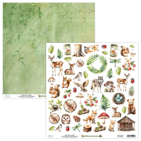 Mintay Papers Wildwood Secrets Elements 30x30cm