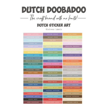 Dutch Doobadoo Dutch Sticker A4 Distress Oxide Strips