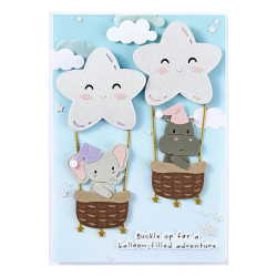 Spellbinders Swinging Among the Stars Etched Dies