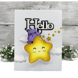 Spellbinders Swinging Among the Stars Etched Dies
