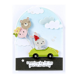 Spellbinders Go Kart Go Etched Dies