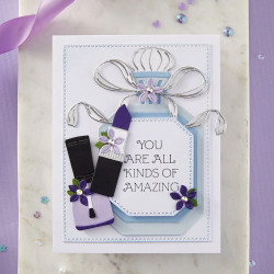 Spellbinders Gorgeous You Perfume Bottle Etched Dies