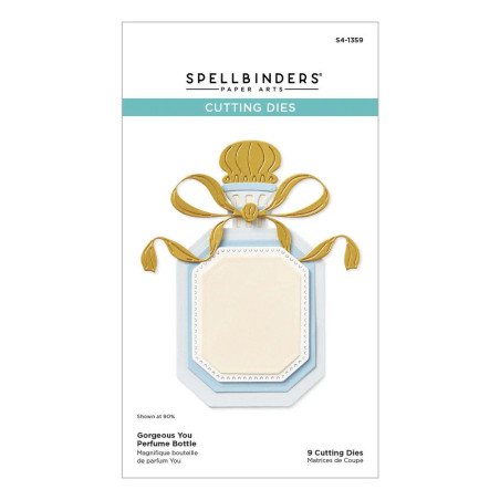 Spellbinders Gorgeous You Perfume Bottle Etched Dies