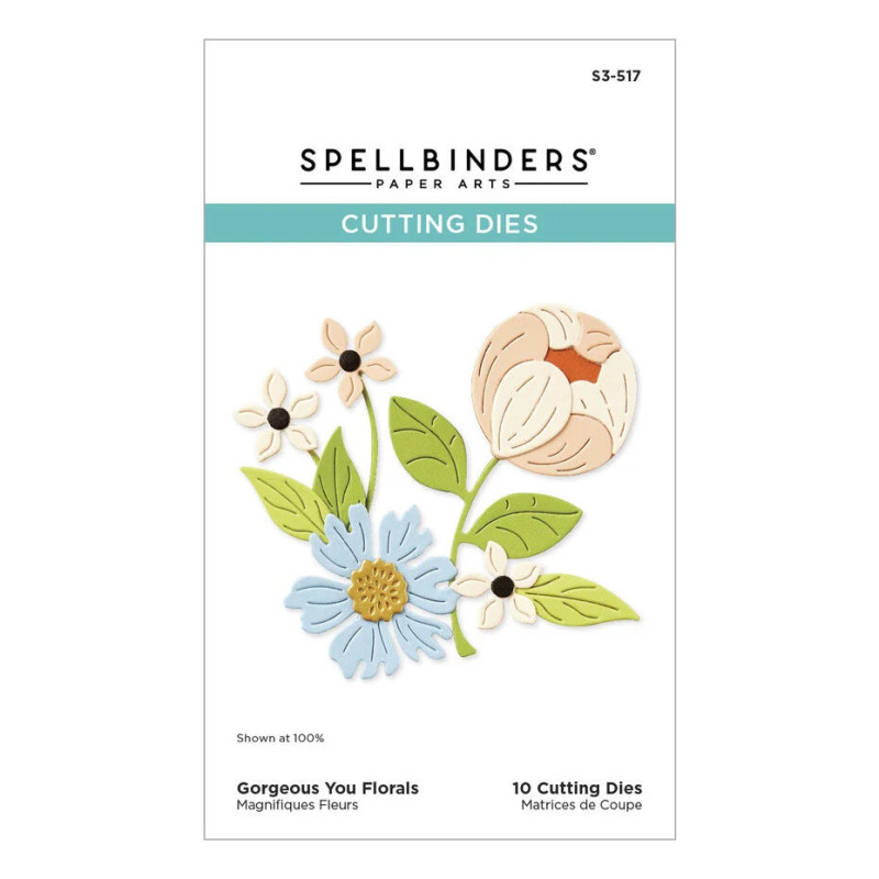 Spellbinders Gorgeous You Florals Etched Dies