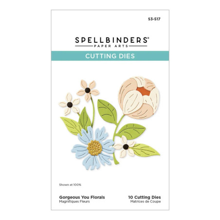 Spellbinders Gorgeous You Florals Etched Dies