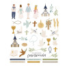 Lora Bailora PRIMA COMUNIONE EDELWEISS Die-cuts 41pz