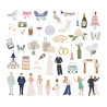 Lora Bailora MATRIMONIO EDELWEISS Die-cuts 43pz