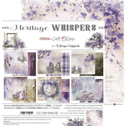 Craft o' Clock Heritage Whispers Paper Collection Set 30x30cm 6fg