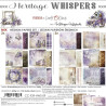 Craft o' Clock Heritage Whispers Paper COLLECTION and BASIC designs Set 20x20cm 24fg