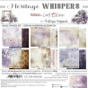 Craft o' Clock Heritage Whispers Paper COLLECTION and BASIC designs Set 20x20cm 24fg