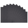 10 fogli Cartoncino Trama Lino A4 Black 250 gsm