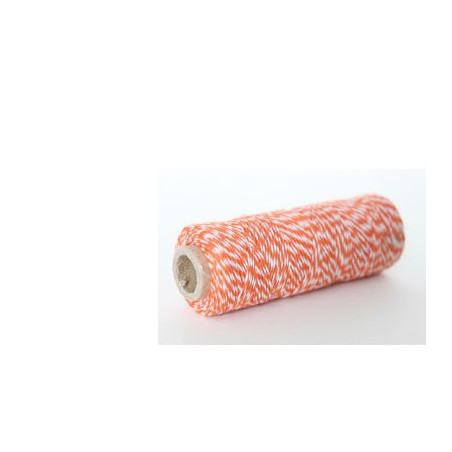 Bakers Twine Arancio-Bianco 45 m