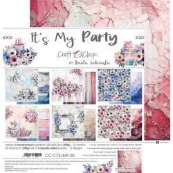 Craft o' Clock It’s My Party Paper Collection Set 30x30cm 6fg