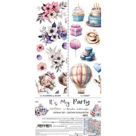 Craft o' Clock It’s My Party Extras to Cut MIX 15,75x30,5cm