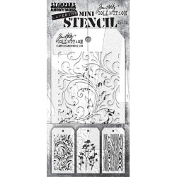 Stampers Anonymous Tim Holtz Mini Layering Stencil Set 10