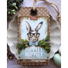 Stampers Anonymous Hipster Bunny Tim Holtz Clear Stamp and Stencil