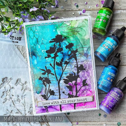 Stampers Anonymous Mixed Media 21 Tim Holtz Clear Stamp and Stencil